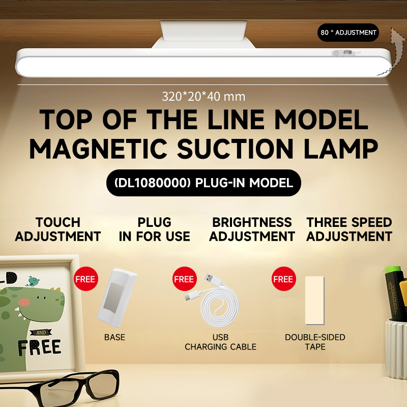 Lampu LED Meja & Lemari Rechargeable dengan Sensor Gerak dan Remote Control