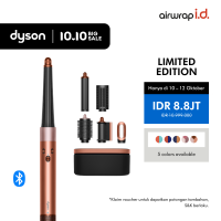 Dyson Airwrap i.d. HS08 Multi-styler and dryer (Amber Silk) - Mengeringkan. Mengikal. Membentuk dengan udara | Memprogram ikal sempurna | 6-in-1 | App-connected