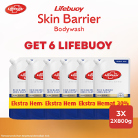 [Paket isi 6] [Hemat 30%] Lifebuoy Sabun Mandi Cair Anti Bacterial Body Wash Mild Care 100% Lebih Kuat Lawan Kuman Berbahaya & 10X Moisturizer 800ml