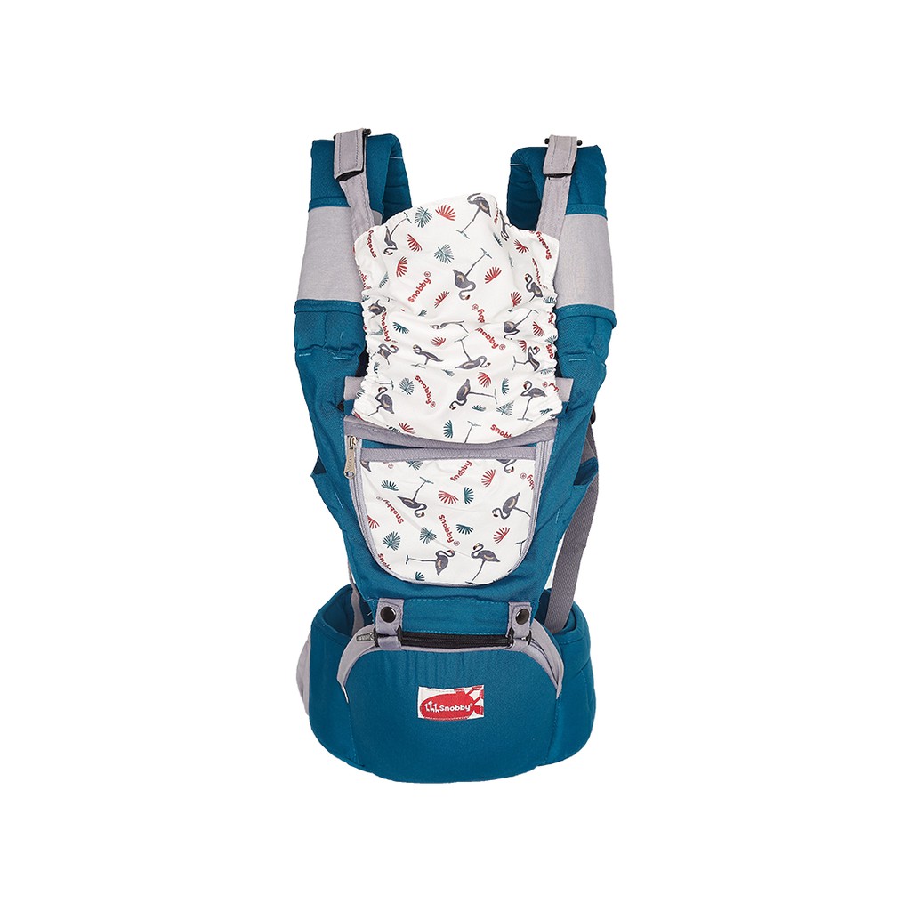 Snobby Gendongan Bayi Depan Hipseat Flamingo Series 6 Posisi Aplikasi Print TPG5243