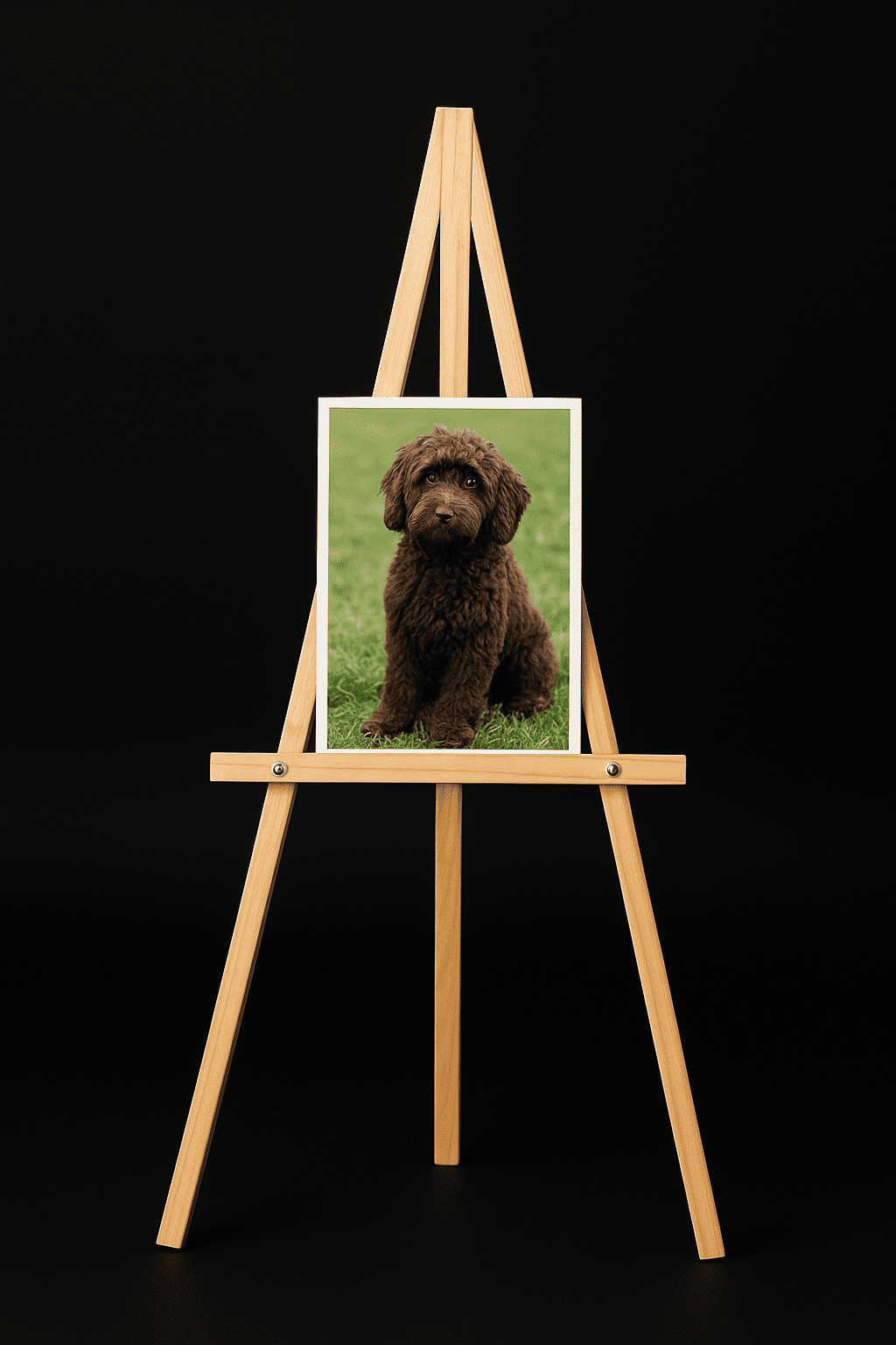 [PENYANGGA FOTO KAYU | STANDING LUKISAN KALIGRAFI | EASEL | FOTO WEDDING 60 X 30 CM