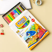 Agatis - Pensil Warna Water Color 18 Warna Kualitas Premium Mudah Larut Air Free Kuas