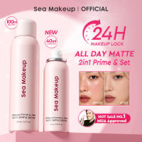 Sea Makeup Stayput Prime & Set  Continuous Setting Spray - velvet matte setting spray
