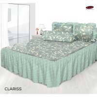 MY LOVE Sprei King Rumbai Ukuran 180x200 Motif Premium Elegan Halus Tebal Adem Katun nya Paling Banyak