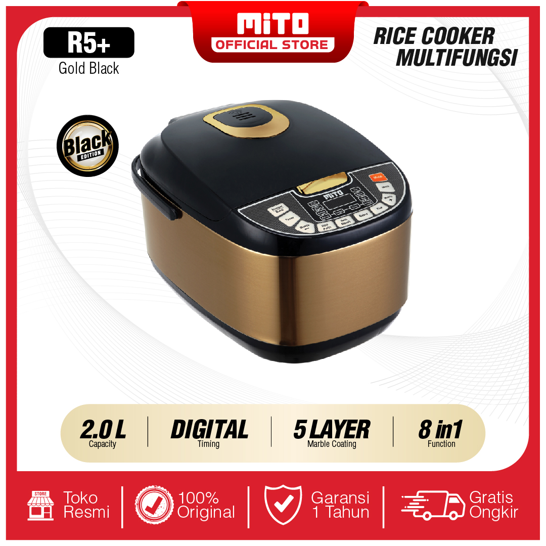 MITO Digital Rice Cooker R5+ Magic Com Penanak Nasi 2L
