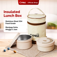 Cypruz Kotak Makan Portable Tahan Panas Container Sealed Lunch Box