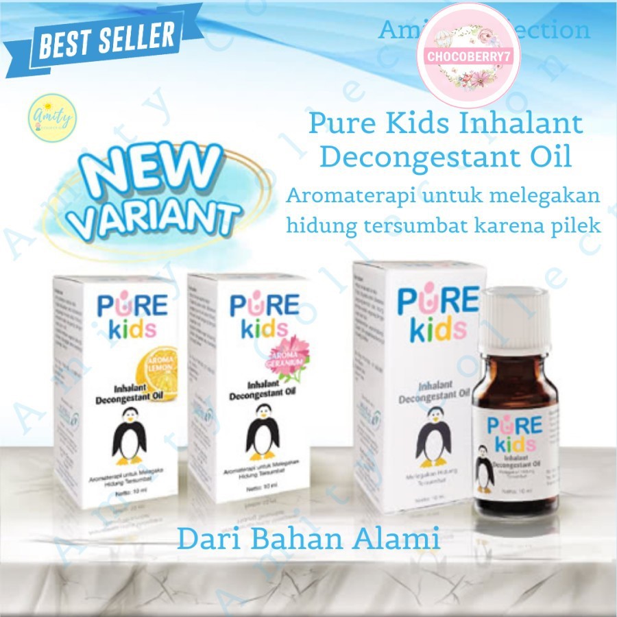 Pure Kids Inhalant Decongestant Oil Obat Hidung Tersumbat Purekids