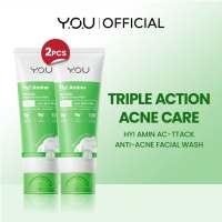 YOU Hy! Amino AC-Ttack Anti-Acne Facial Wash Jerawat Kulit Berminyak 100g | Sabun Pembersih Wajah Salicylic Acid Centella Asiatica