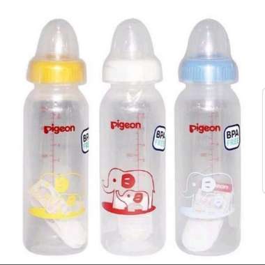 [ BISA COD ] Pigeon Paket 3 Botol Standart Neck 240 ml / botol asi / susu / nipple / niple / bpa free