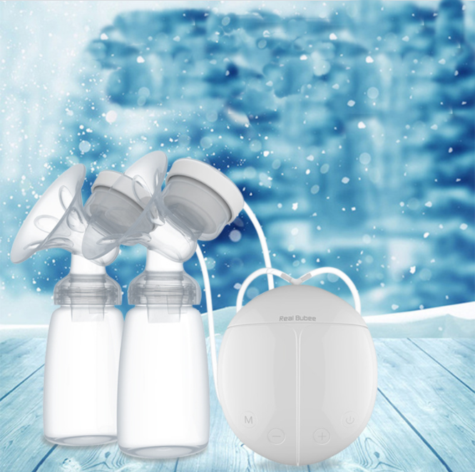 Pompa ASI Elektrik Real Bubee Original / Breast Pump Electric / Pompa ASI Otomatis 2 Botol Susu