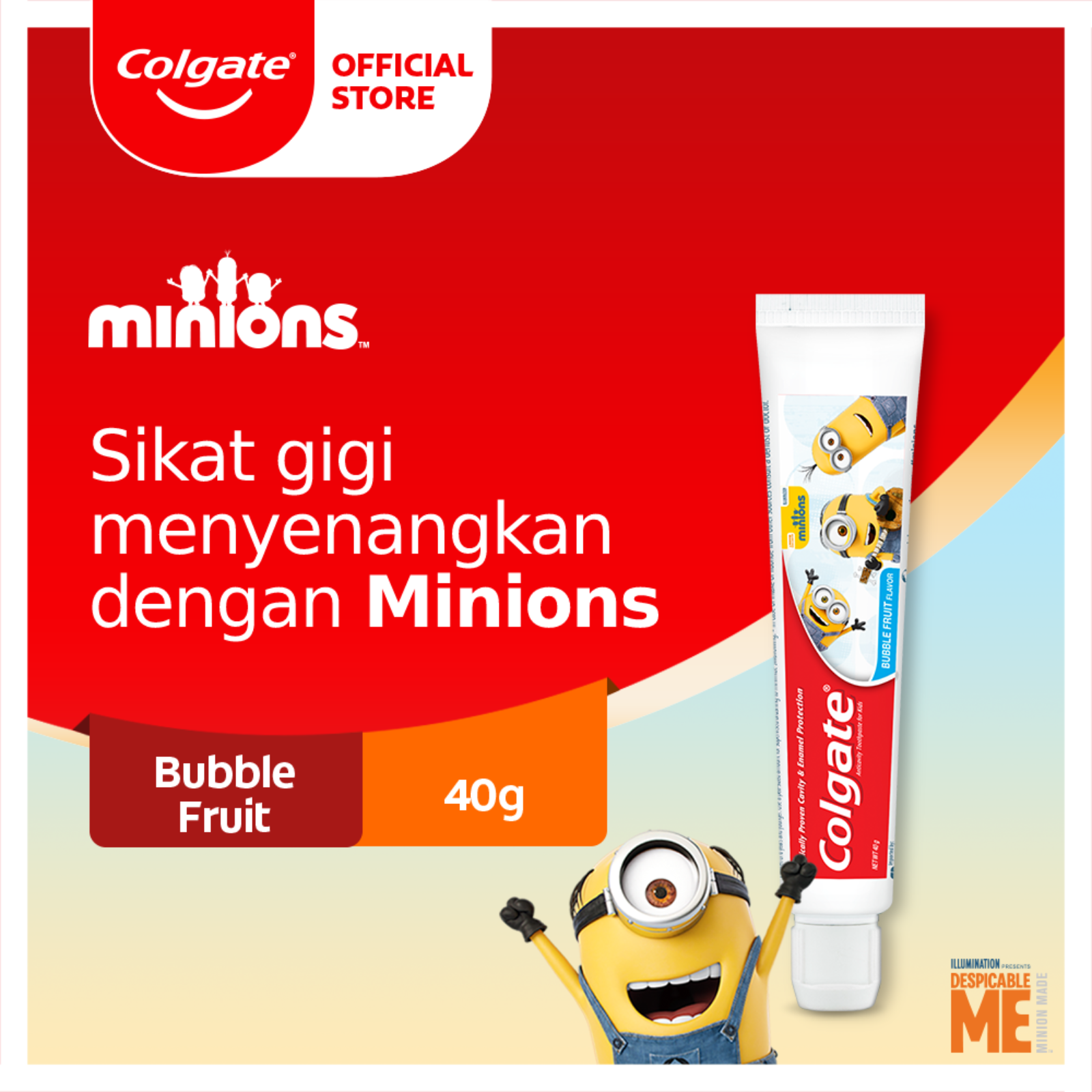 Colgate Kids Minions Toothpaste/Pasta Gigi 40 gr