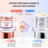 GMEELAN SET Mencerahkan Kulit Krim Pemulihan Durvillea Polipeptida 30g + Glabridin Pearl Peptide Cream Pencerah Kulit 30g Krim Hari Krim Malam Pelembab Krim Malas Perawatan Kulit