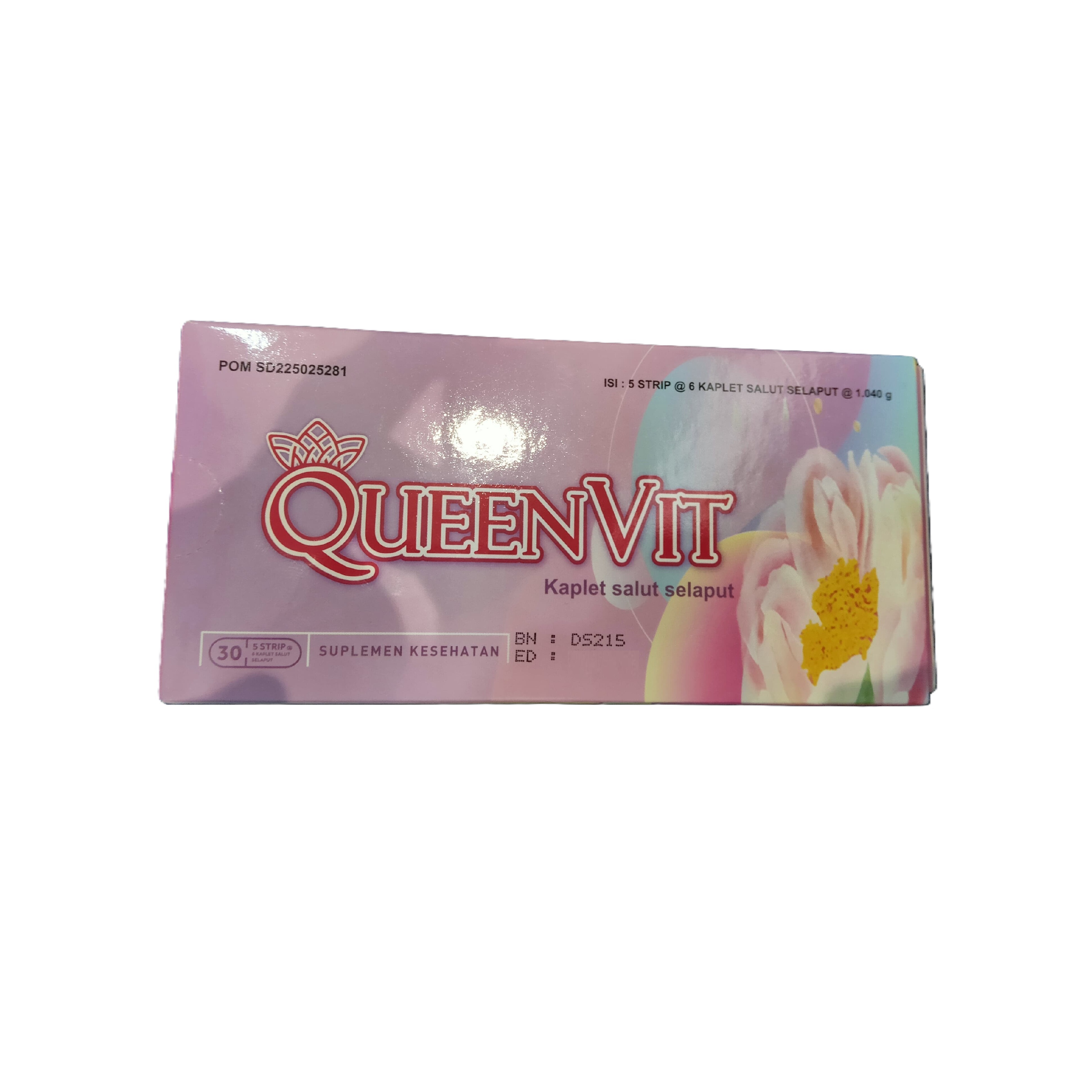 Queenvit Box isi 5x6 Kapsul - Vitamin Program Hamil Wanita