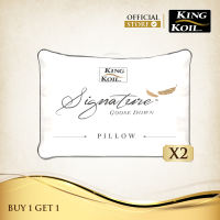 KING KOIL Signature Goose Down 90% Pillow / Bantal Bulu Angsa