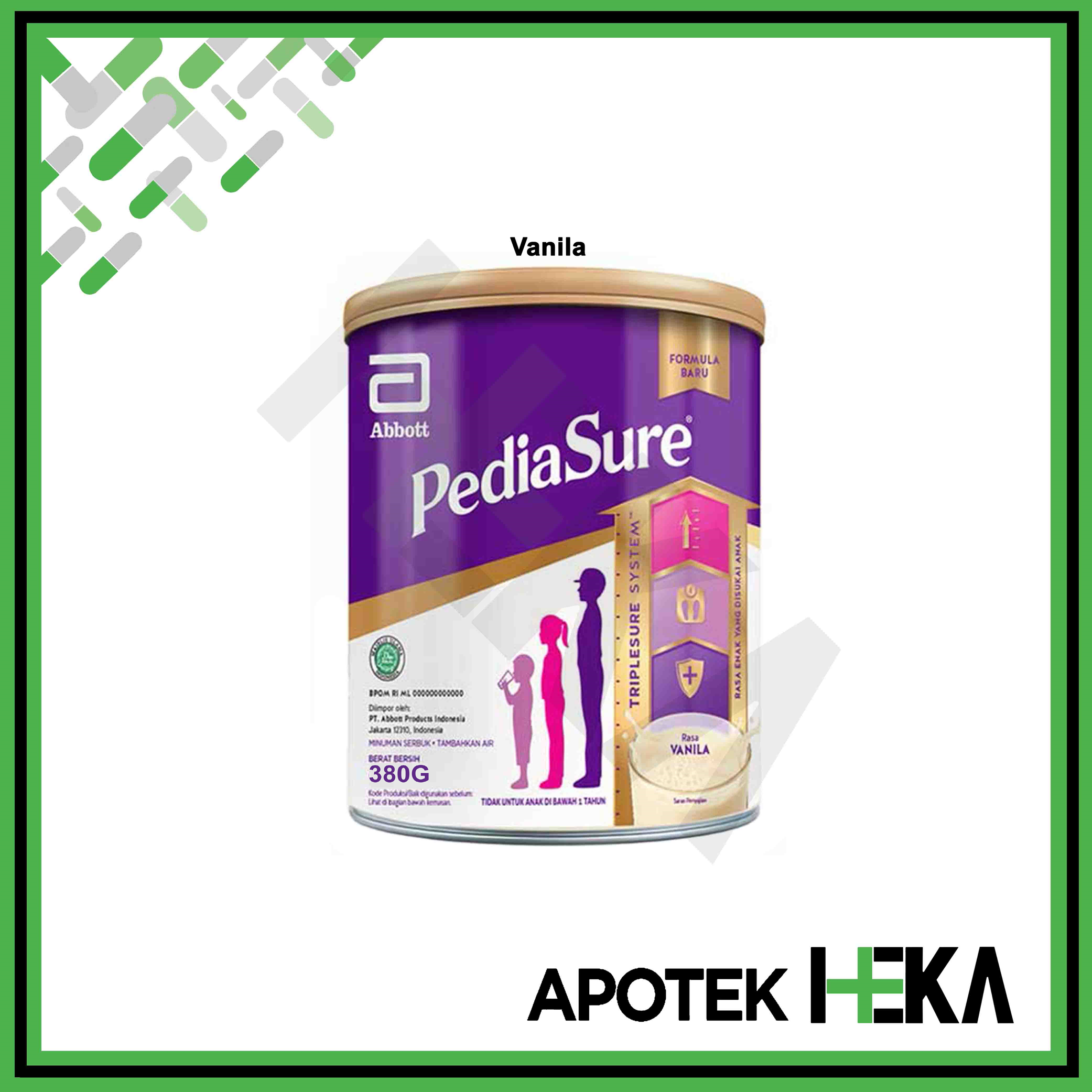 Pediasure Kaleng 380 g - Susu Pertumbuhan Anak