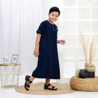 Jubah Gamis Anak Laki-laki Baju Koko Anak Muslim 2-10 tahun Terbaru Lebaran Ramadan 2026 JBA-01