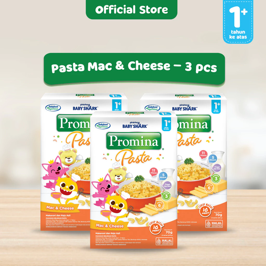 [Paket isi 3] Promina Pasta Mac and Cheese 70gr