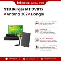 MATRIX - Set Top Box Burger Hijau DVB-T2 MT Receiver STB TV Digital