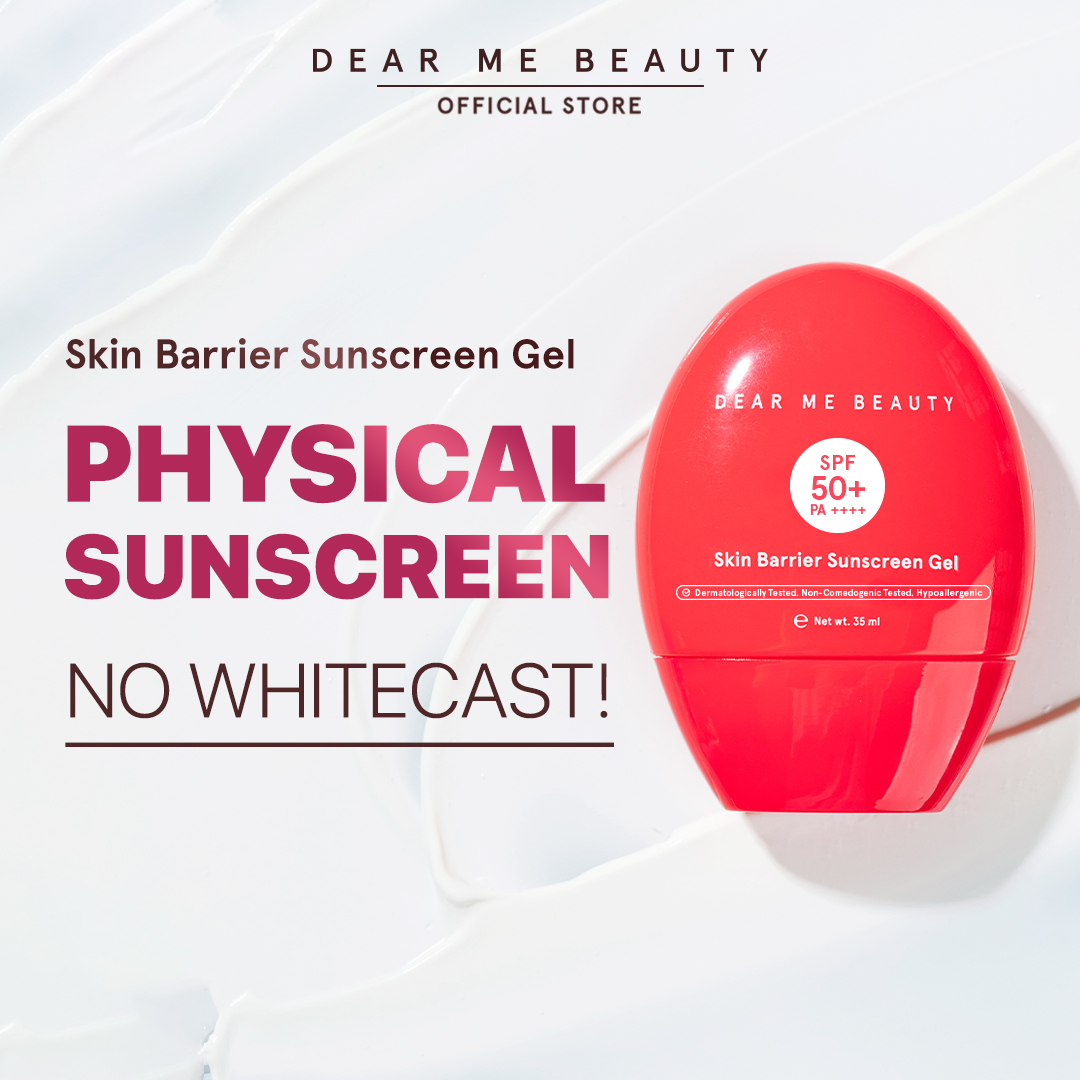 [REAL SPF Certified] Dear Me Beauty Skin Barrier Physical Sunscreen SPF 50 PA++++