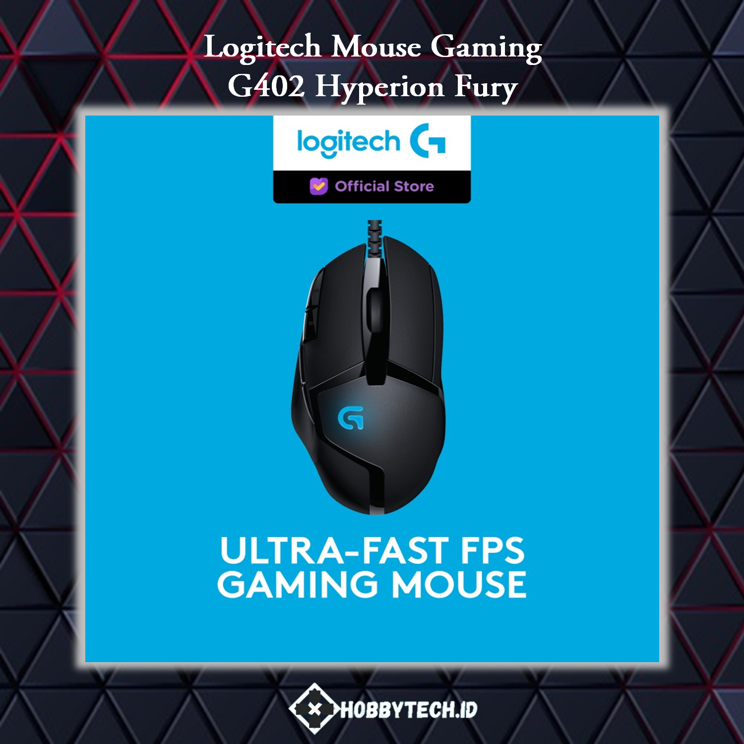 Logitech-G G402 Hyperion Fury FPS Gaming Mouse