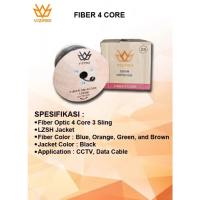 KABEL FO FIBER OPTIK 4 CORE OUTDOOR 1000 METER / 1 KM SPECTRA / INFINITY / VASCOLINK