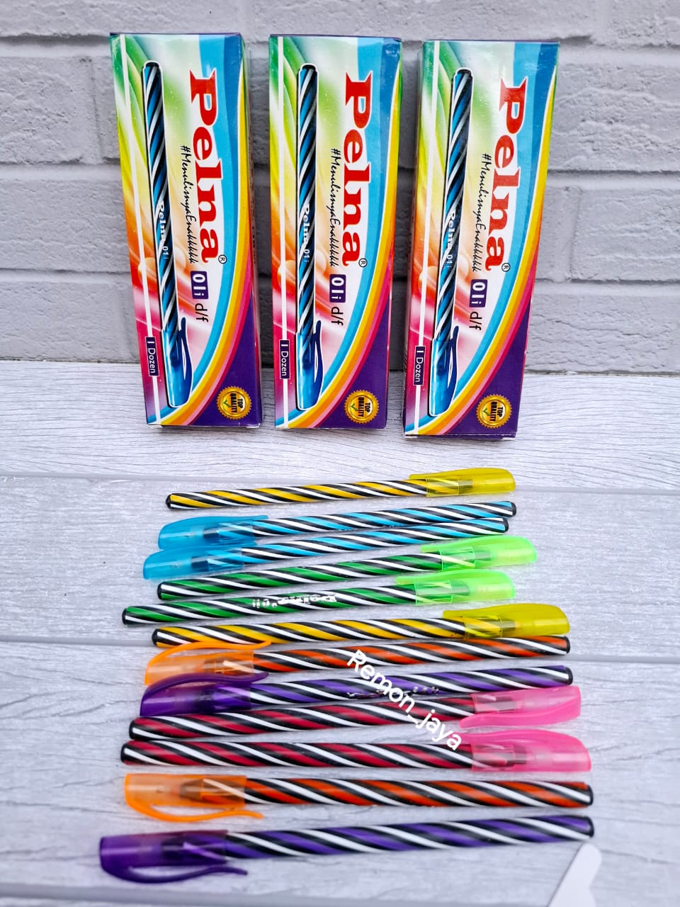 12 PCS Pulpen Pelna 1 Lusin / Pen Ulir / Pen Lilin Murah Berkualitas Bisa Cod