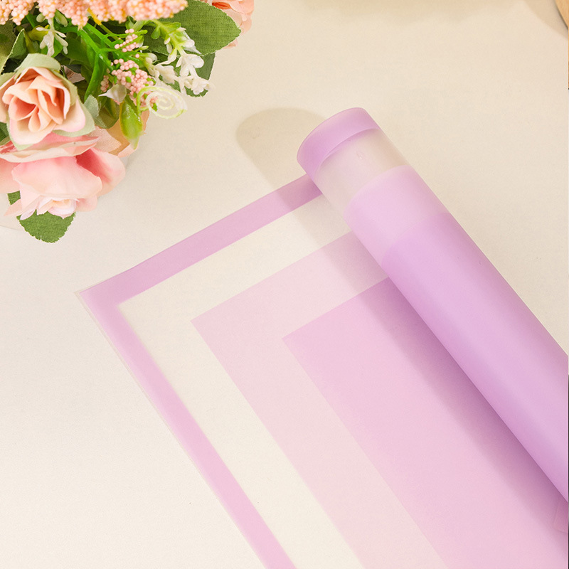 Kertas Cellophane Plastik Buket Bunga List Warna Plastik Frame Flower Wrapping Paper KB6110