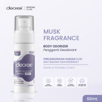 Deorex Body Odorizer Musk Fragrance Spray Pengganti Deodorant 60ml Solusi Bau Badan/Keringat Berlebih