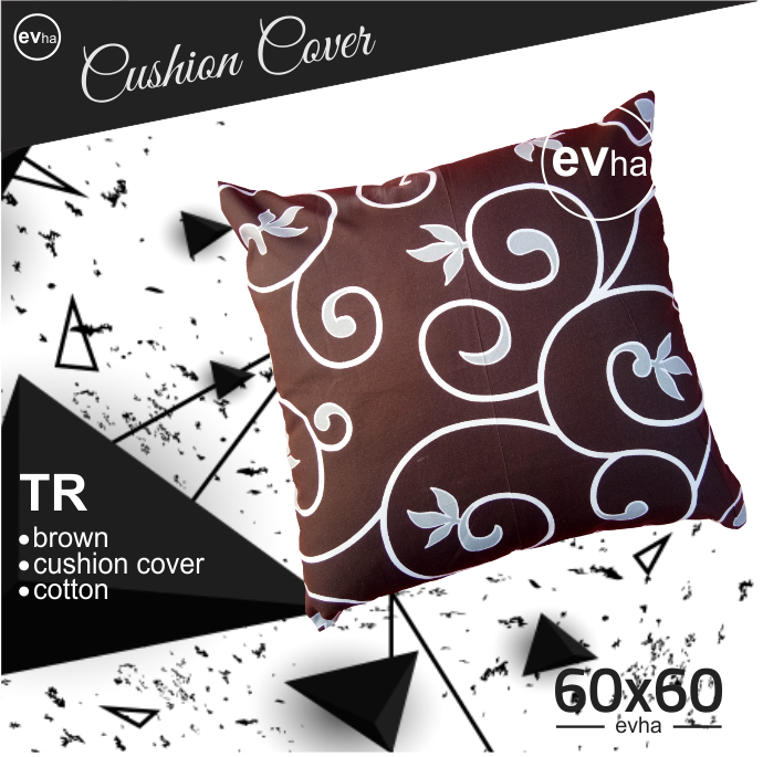 SARUNG BANTAL KURSI SOFA 60X60 CM - Kusyen - Cushion Cover