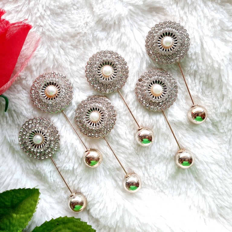 6 pcs Tuspin Mutiara Mata 6 pcs tuspin mutiara mata