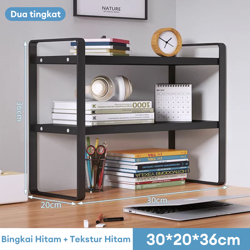 Rak Buku Rak Meja Stationery Desktop Storage Rak Buku Desktop Rak Makeup Rak Serbaguna Desktop