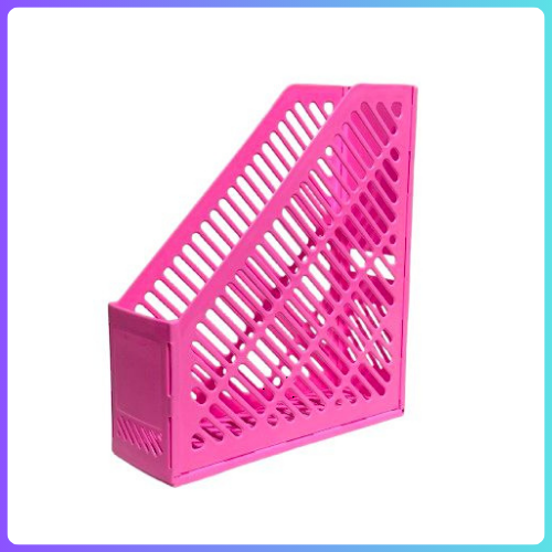 BOS File Box MICROTOP Foldable Storage Tempat Penyimpan Lipat Dokumen Kantor Warna Fluorescent