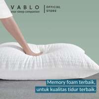 PROMO bantal Vablo memory foam - bantal hotel - Wool Knitting - memory foam micro