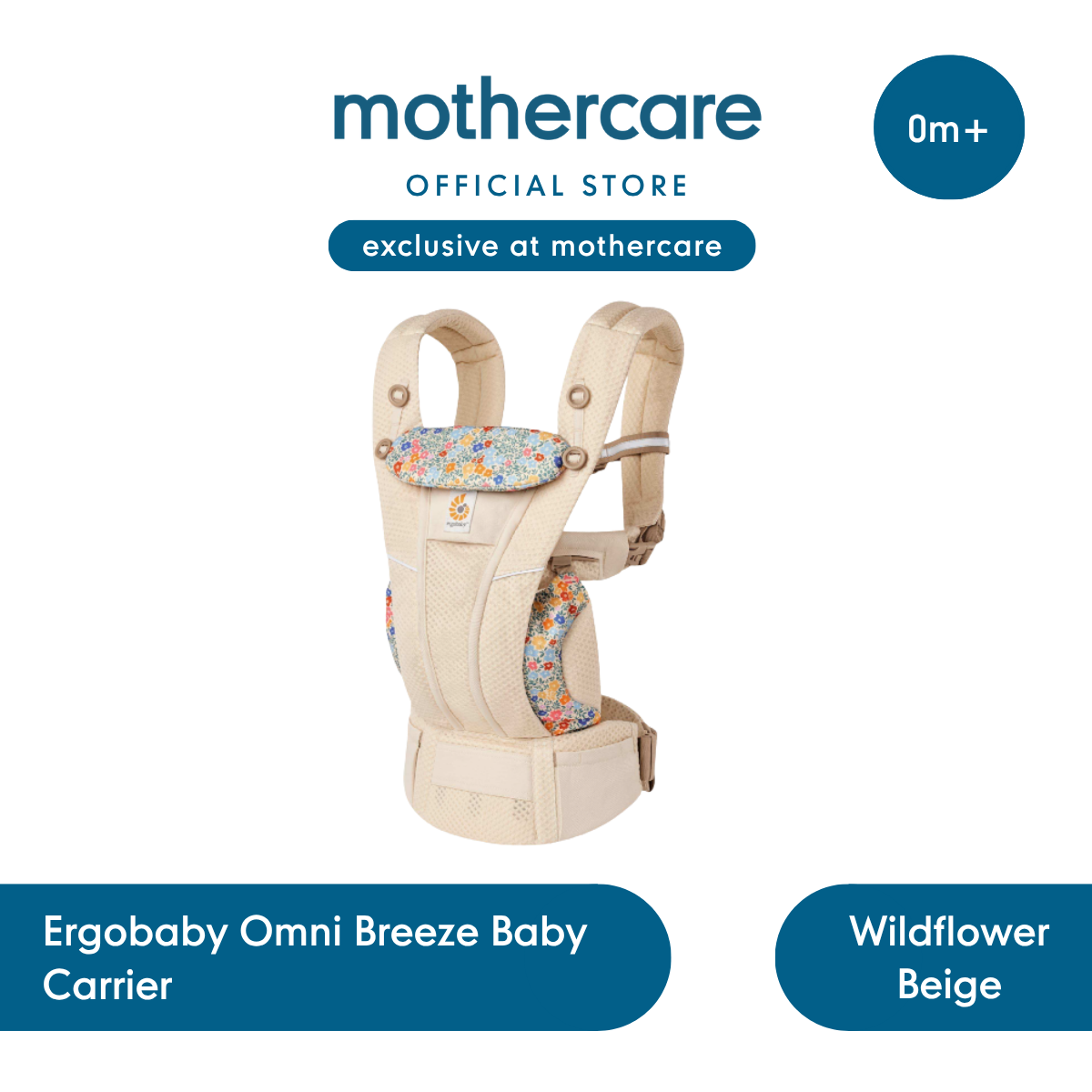 Ergobaby Omni Breeze Baby Carrier - Gendongan Bayi Newborn Depan