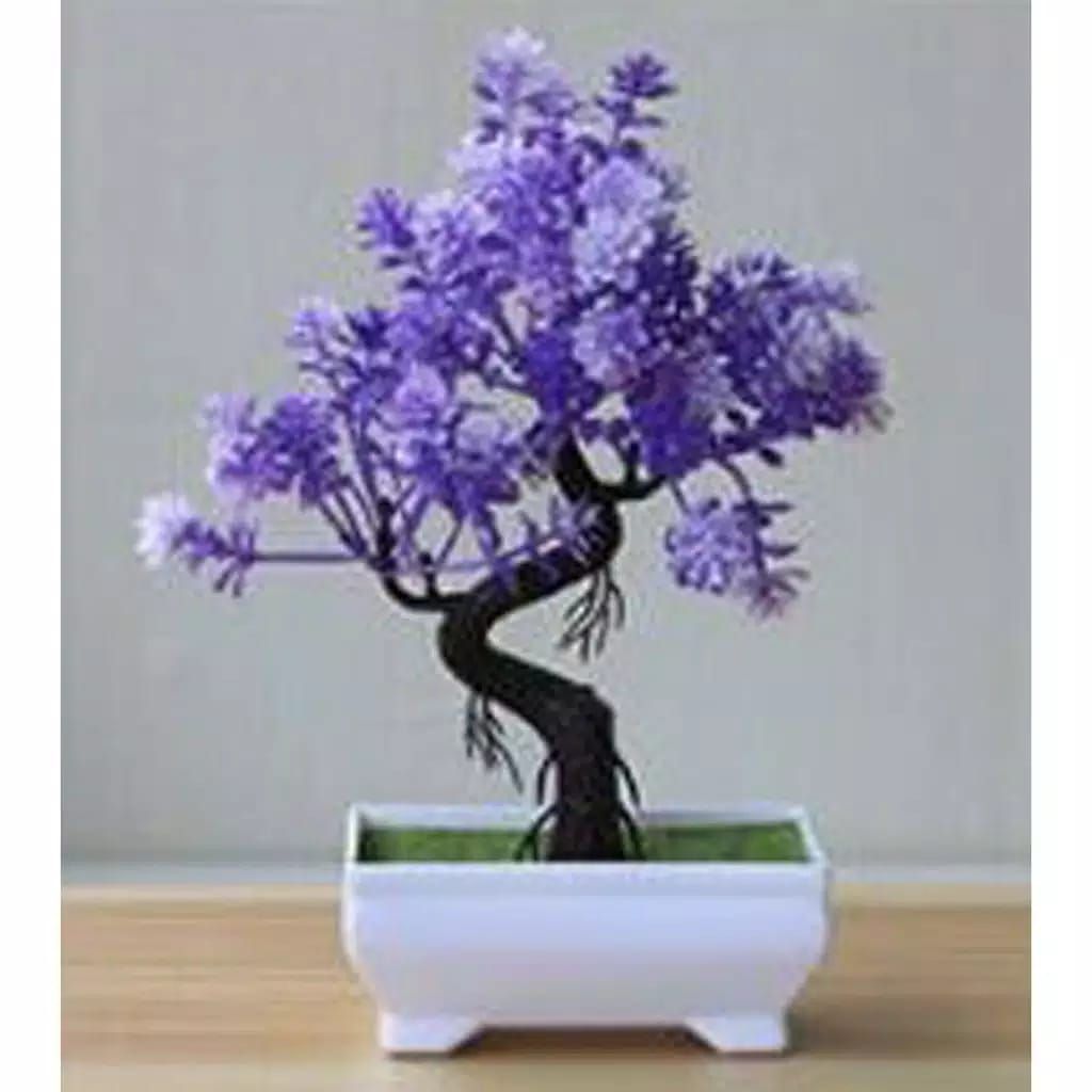 Bonsai - tanaman bunga hias plastik artificial pot dekorasi ruangan