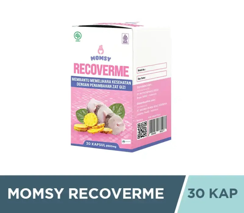 MOMSY RECOVERME | Pemulihan Luka Pasca Melahirkan | 30 Kapsul