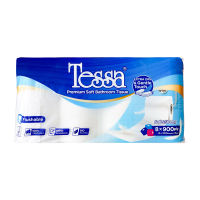 Tessa Soft Bathroom Tissue Rolls 3 ply isi 8x900 sheets