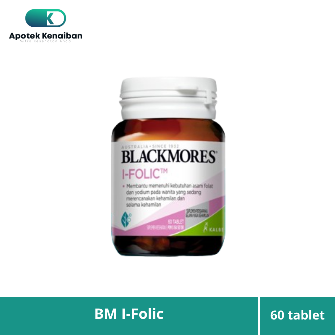 Blackmores I-Folic 60 Tablet / Asam Folat & Yodium