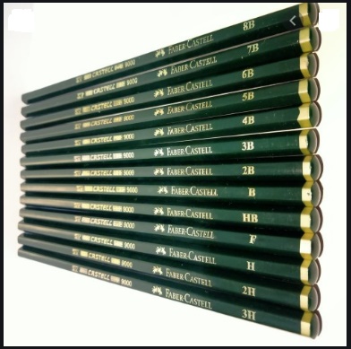 Pensil Faber Castell Ori 6H/5H/4H/3H/2H/H/F/HB/B/2B/3B/4B/5B/6B/7B/8B / Pencil fabercastel