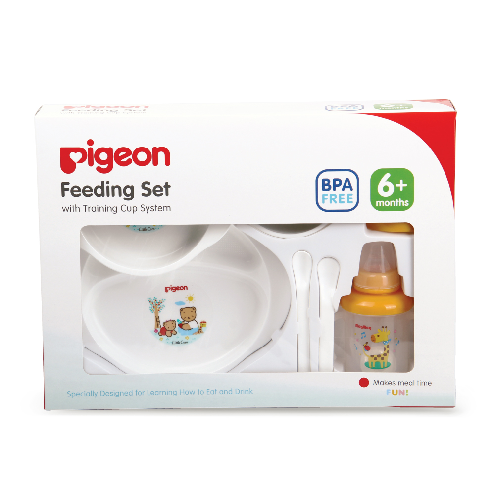 PIGEON Feeding Set With Training Cup