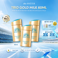 Anessa - Perfect UV Sunscreen Skin Care Milk SPF 50+ PA++++ 60ml - Suncreen/Sunblock/Tabir Surya untuk Kulit Berminyak/Normal SPF 50 PA++++ 60ml