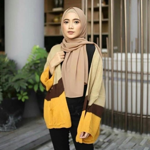 Dimana Beli Cardigan Rajut  Oversize Outer Ootd Kekinian  