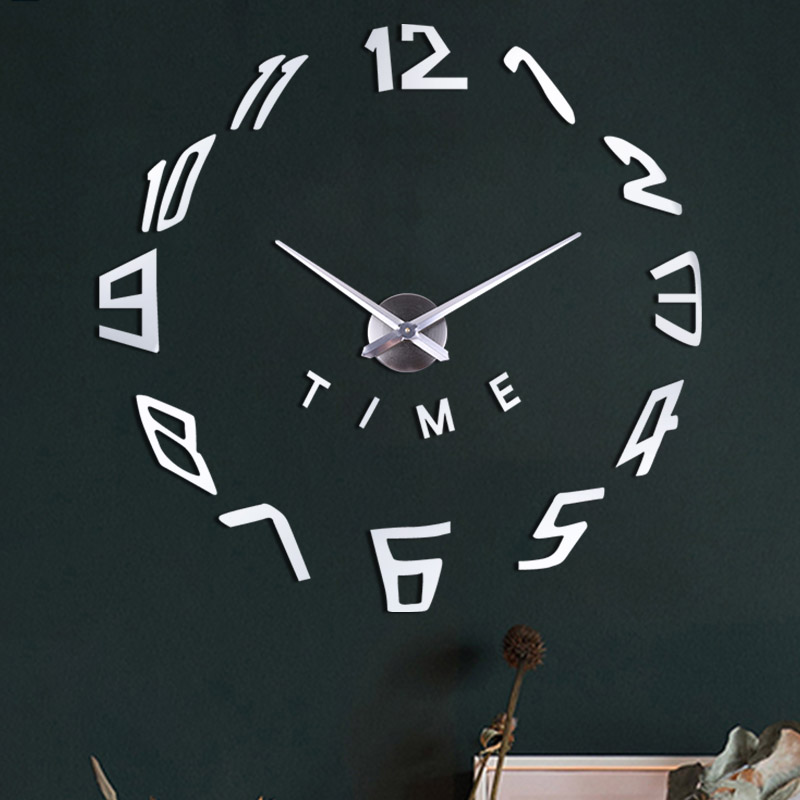 Jam Dinding Besar DIY Giant Wall Clock Model Spherical 60 CM - DIY-201
