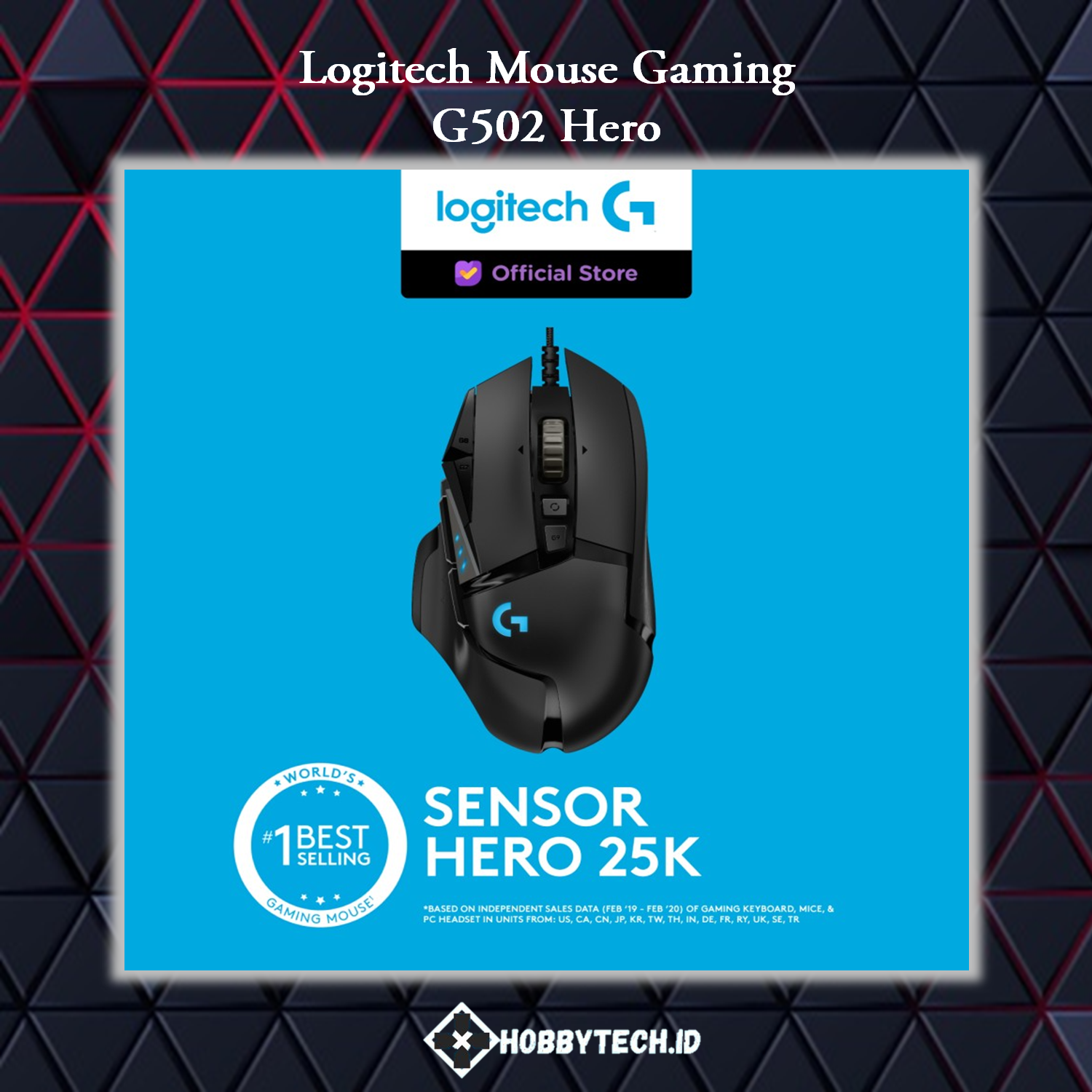 Logitech-G G502 Hero mouse gaming