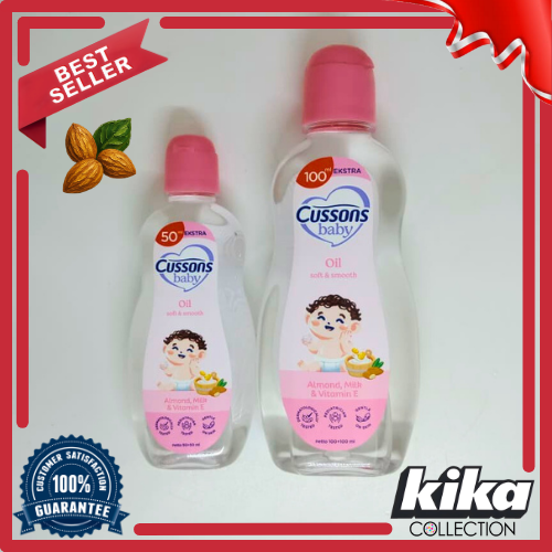Cussons Baby Oil 200ml & 100ml Cusson Baby Oil (-Botol Tersegel )