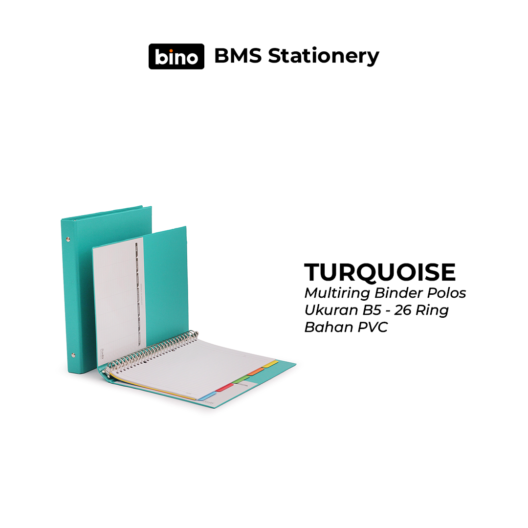 [BMS Stationery] Bantex Multiring Binder Polos | Ukuran B5 | 26 Ring | 1326
