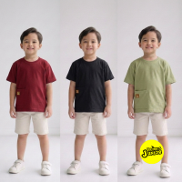 Bronkis Junior Kaos Anak Laki Laki Oversize model Pouch