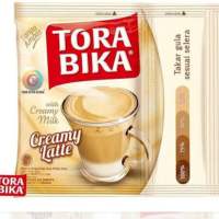 Kopi Tora Bika Creamy Latte 22 Gram isi 10 Bungkus ( Harga 1 Renceng )