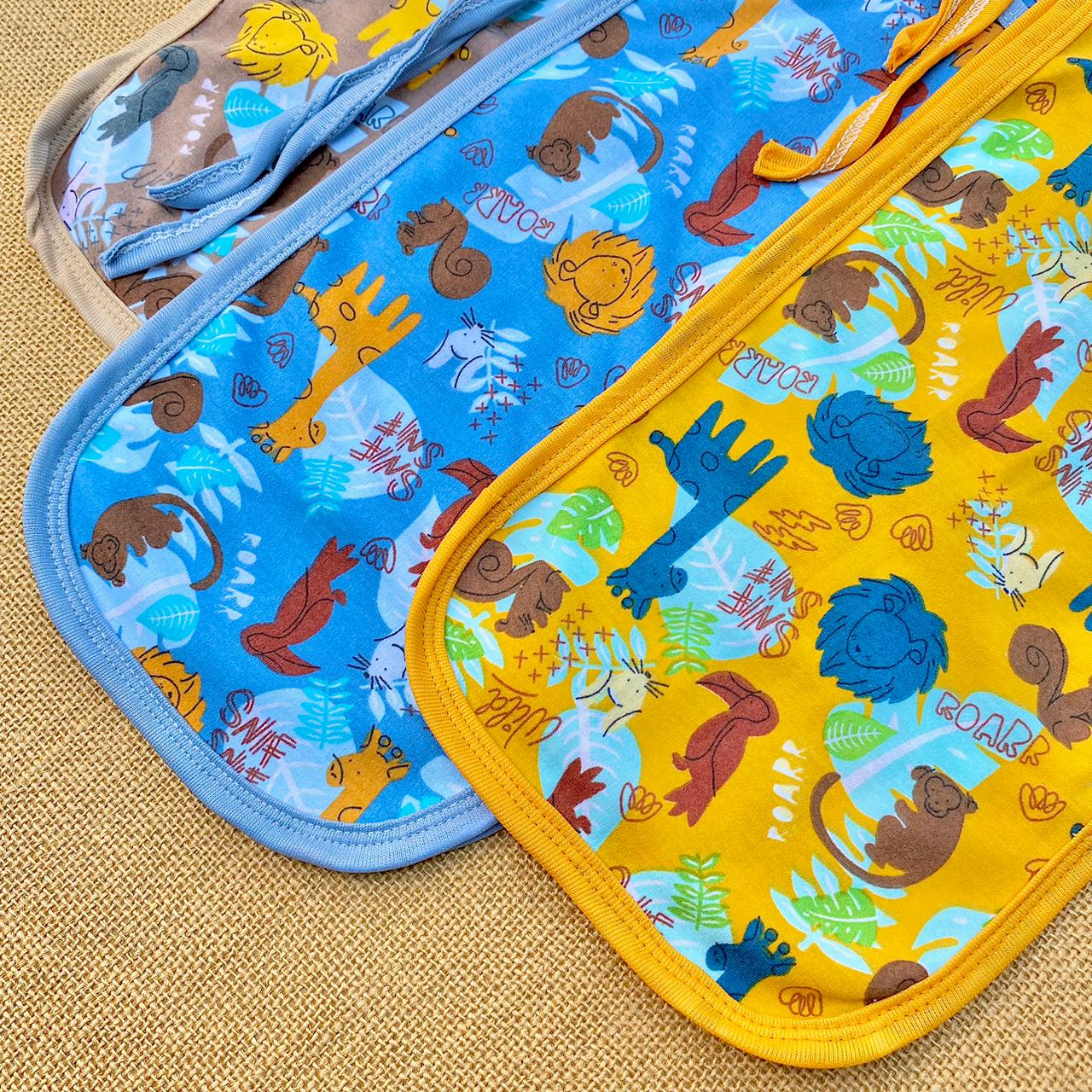 6 Pcs / 12 Pcs Popok Kain Bayi Baru Lahir Popok Tali Bayi Full Motif ASYAM BABY