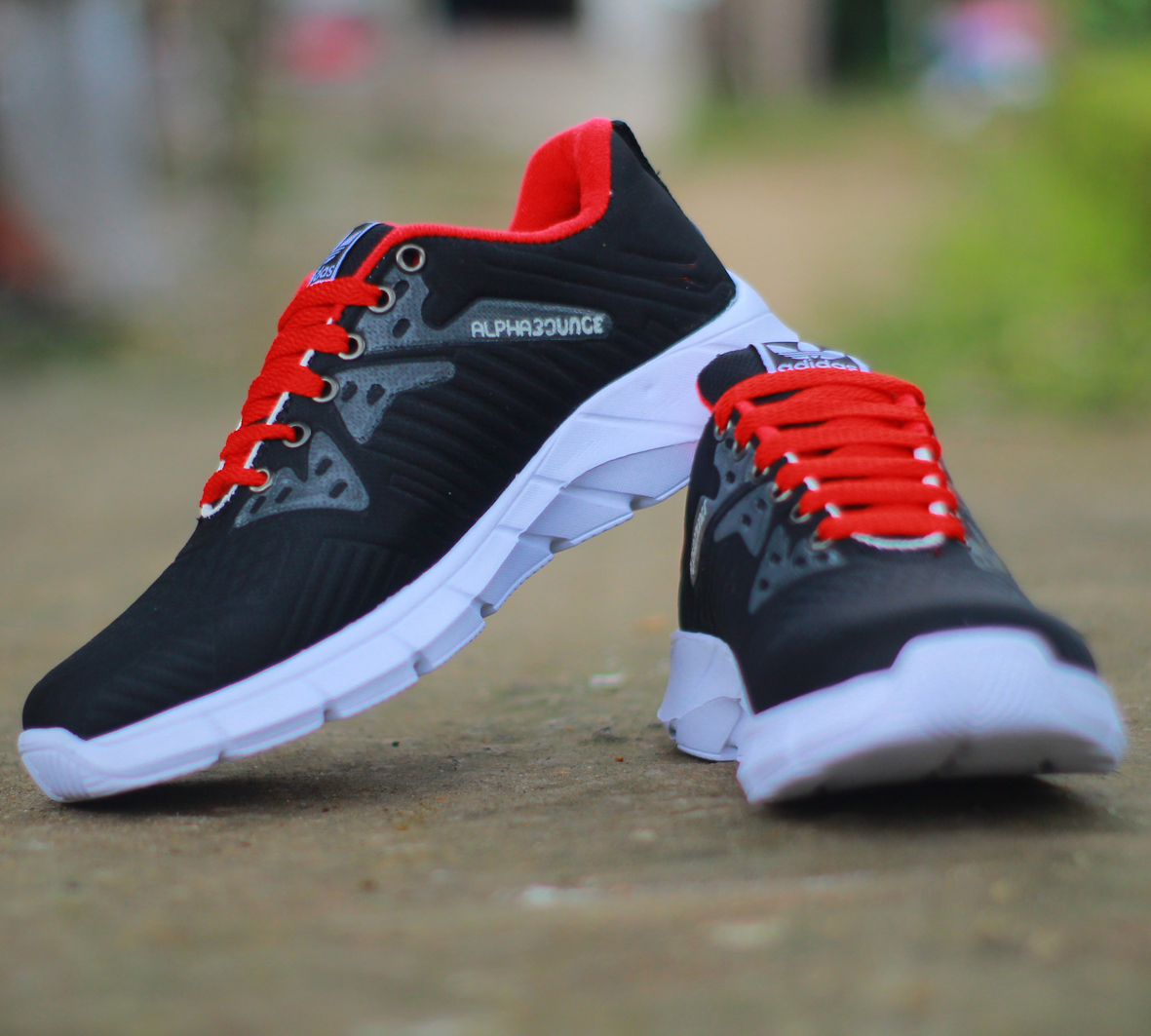 sepatu sneaker pria adds alpa hitam sepatu sneaker pria adds alpa hitam